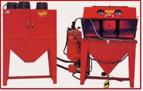Soda Blast Cabinet with Dust Collector Model 2-S Soda Blast Cabinet with Dust Collector Model 2-S