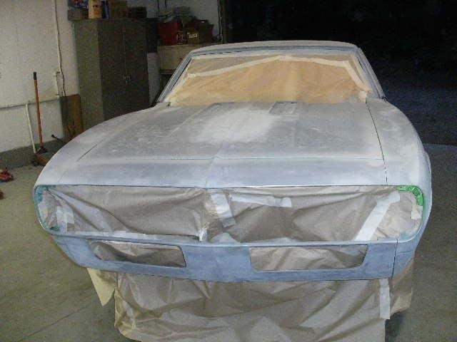 Muscle Car Before and After Soda Blasting